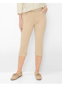Raphaela by Brax Damen Caprihose Style PAMINA CAPRI BAILEYS, Beige, Gr. 36