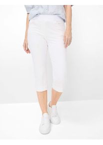 Raphaela by Brax Damen Caprihose Style PAMINA CAPRI WHITE, wei&szlig;, Gr. 46