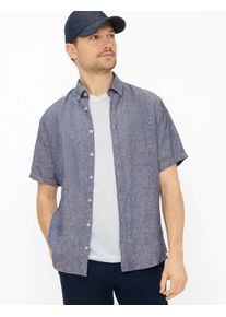 Brax Herren Hemd Style DAN marine, Blau, Gr. L