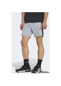 Shorts Adidas PERFORMANCE "WE BAS 3SPQ SH", Herren, Gr. S, N-Gr, halsil, schwarz, Obermaterial: 100% Polyester, Hosen Shorts