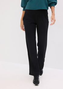 bonprix Sporthose mit Eingriffstaschen schnelltrocknend, schwarz, Gr.36/38 (S), Sporthose mit Quick Dry Funktion und einem geraden Bein mit Eingriffstaschen, aus Viskose
