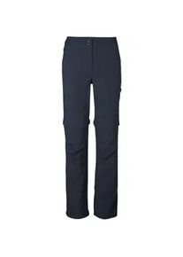 Zip-off-Hose Killtec "KOS 5 WMN PNTS", Damen, Gr. 48, Normalgr&ouml;&szlig;en, blau (nachtblau), Obermaterial: 92% Polyester, 8% Elasthan, Hosen, Abzippbare, wasserabweisende Funktionshose mit Stretch und Taschen