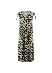 Kleid Rundhals-Ausschnitt Hutschreuther weiss, 50