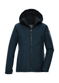 Funktionsjacke Killtec "KOW 217 GRLS JCKT", Kinder, Gr. 116, blau (nachtblau), Obermaterial: 100% Polyester;Futter: 100% Polyester;F&uuml;llung: 100% Polyester, Jacken Funktionsjacke, Wind- und wasserdichte Kinderjacke mit Fleece und verstellbarer Kapuze