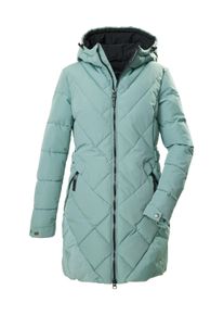 G.I.G.A. by Killtec Steppmantel "GW 89 WMN QLTD PRK", Damen, Gr. 44, gr&uuml;n, Obermaterial: 100% Polyester;Futter: 100% Polyester;F&uuml;llung: 100% Polyester, G.I.G.A. DX BY KILLTEC, M&auml;ntel Steppmantel, Wasserabweisender Steppparka mit Teflon EcoElite&trade; Impr&auml;gnierung