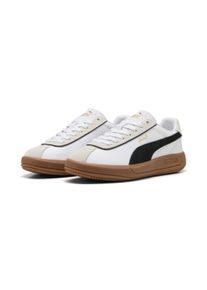 Sneaker Puma "CLUB KLASSIKA", Damen, Gr. 39, Puma wei&szlig;, Puma schwarz, warm wei&szlig;, Leder, Schuhe Sneaker, Obermaterial aus Leder, Innenmaterial aus Textil
