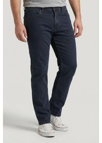 Stretch-Jeans Wrangler "Greensboro", Herren, Gr. 30, L&auml;nge 32, blau (iron blau), Denim/Jeans, Obermaterial: 92% Baumwolle, 6% Polyester, 2% Elasthan, straight fit lang, Jeans Stretch-Jeans, Regular Straight fit, Topseller