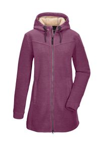 G.I.G.A. by Killtec Fleecejacke "GW 82 WMN FLC PRK", Damen, Gr. 42, orchidee, Oberseite: 100% Polyester;R&uuml;ckseite: 100% Polyester, G.I.G.A. DX BY KILLTEC, Jacken Fleecejacke, Fleeceparka mit Teddyfell, 2-Wege-Rei&szlig;verschluss, verstellbare Kapuze