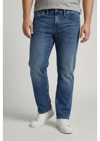 5-Pocket-Jeans "Mauro GG", Herren, Gr. 46, L&auml;nge 34, mid blau, Denim/Jeans, Obermaterial: 86% Baumwolle, 13% Polyester, 1% Elasthan, s.Oliver MEN BIG SIZES, unifarben, normal lang, Jeans 5-Pocket-Jeans, mit Stretch - Gro&szlig;e Gr&ouml;&szlig;en