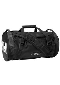 Reisetasche Helly Hansen "HH DUFFEL BAG 2 30L", Damen, Gr. B/H/T: 50cm x 27cm x 27cm, schwarz, Polyester, Taschen Reisetasche, als Rucksack tragbar, mit separatem Packbeutel, wasserabweisend
