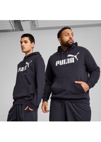 Kapuzensweatshirt Puma "ESS NO. 1 LOGO HOODIE FL", Herren, Gr. S, blau (new navy), Fleece, Obermaterial: 66% Baumwolle, 34% Polyester, bedruckt, regular fit normal, Sweatshirts Kapuzensweatshirt, regul&auml;re Passform, mit verstellbarer Kapuze, mit K&auml;ngurutasche