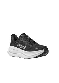 Laufschuh Hoka One One "BONDI 9", Gr. 46,5, schwarz, wei&szlig;, Synthetik, Textil, Schuhe Laufschuh, f&uuml;r mehr D&auml;mpfung, Topseller