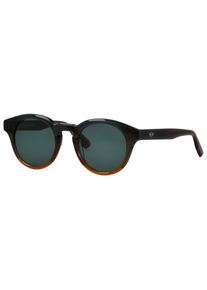 Sonnenbrille MINI EYEWEAR "Modell 746034", Herren, t&uuml;rkis, braun, leicht transparent, mehrfarbig, Sonnenbrillen Sonnenbrille, Form Panto, Logoschriftzug auf B&uuml;gel, Kunststofffassung