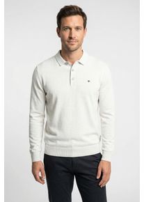 Strickpullover Fynch-Hatton, Herren, Gr. XXL, new sanftes wei&szlig;, Strick, Obermaterial: 100% Baumwolle, unifarben, normal h&uuml;ftbedeckend, Rundhals, Flachstrickb&uuml;ndchen, Pullover Strickpullover, aus Baumwolle, mit Polokragen und kurzer Knopfleiste