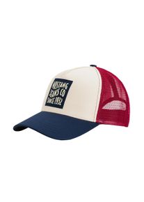 Trucker Cap Mustang, Damen, blau (navy, wei&szlig;), Materialmix, mehrfarbig, Caps Trucker Cap, Netzeinsatz, Gr&ouml;&szlig;e individuell verstellbar