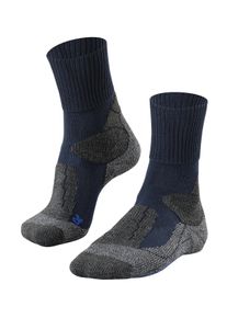Wandersocken Falke "TK1 Adventure Cool", Herren, Gr. 39-41, marine, Materialmix, normal, Socken Wandersocken, hoher Schutz f&uuml;r bergiges Gel&auml;nde, schnelltrocknend, atmungsaktiv