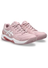 Tennisschuh asics "GEL-DEDICATE 8 CLAY", Damen, Gr. 38, morganite, wei&szlig;, Textil, Schuhe Tennisschuh, Sandplatzschuhe f&uuml;r Aschepl&auml;tze