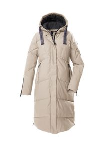 G.I.G.A. by Killtec Steppmantel "GW 41 WMN QLTD CT", Damen, Gr. 42, beige (hellbeige), Obermaterial: 100% Polyester;Futter: 100% Polyester;F&uuml;llung: 100% Polyester, G.I.G.A. DX BY KILLTEC, M&auml;ntel Steppmantel, Wasserabweisender, atmungsaktiver Mantel mit Daunenoptik