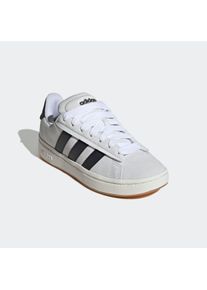 Sneaker adidas Sportswear "GRAND COURT ALPHA", Damen, Gr. 38, crystal wei&szlig;, core schwarz, sanftes wei&szlig;, Leder, Textil, Schuhe Sneaker, inspiriert vom Design des adidas campus 00
