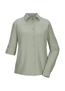 Funktionshemd Killtec "KOS 61 WMN WVN SHRT", Damen, Gr. 46, Normalgr&ouml;&szlig;en, graugr&uuml;n, Obermaterial: 100% Polyester;Futter: 100% Polyester, Hemden Funktionshemd, Schnelltrocknende, krempelbare Damen Funktionsbluse
