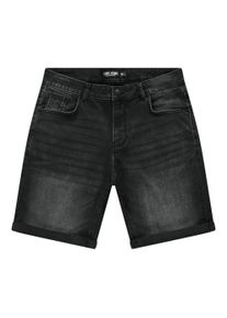 Jeansbermudas Cars Jeans "COLORADO Denim Short", Herren, Gr. XL, N-Gr, schwarz used, Denim/Jeans, Obermaterial: 76% Baumwolle, 22% Polyester, 2% Elasthan, Abriebeffekte, Basic kniefrei, Jeans Jeansbermudas