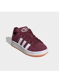Sneaker adidas originals "CAMPUS 00S", M&auml;dchen, Gr. 35, maroon, ftwwht, gum2, Leder, Synthetik, Schuhe Sneaker, f&uuml;r Kinder