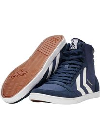Sneaker Hummel "SLIMMER STADIL HIGH", Herren, Gr. 36, blau, Leder, Textil, Schuhe Sneaker
