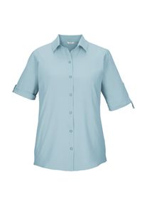 Funktionshemd Killtec "KOS 85 WMN WVN SHRT", Damen, Gr. 46, Normalgr&ouml;&szlig;en, ocean, Obermaterial: 100% Polyester, Hemden Funktionshemd, Schnelltrocknende Bluse, krempelbare &Auml;rmel, vielseitig kombinierbar