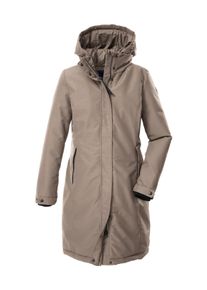 G.I.G.A. by Killtec Funktionsmantel "GW 80 WMN CT", Damen, Gr. 42, sand, Obermaterial: 100% Polyester;Obermaterial 2: 100% Polyester;Futter: 100% Polyester;F&uuml;llung: 100% Polyester, G.I.G.A. DX BY KILLTEC, M&auml;ntel Funktionsmantel, Wind- und wasserdichter Damenmantel mit Kapuze und 2-Wege-Zipper