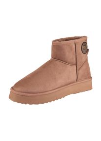 O`Neill Winterstiefel O'NEILL "BESIANA PLATFORM WOMEN MID", Damen, Gr. 38, warm taupe, Synthetik, Schuhe Winterstiefel, Winterschuhe, Winterboots, Snowboots mit Plateau-Sohle