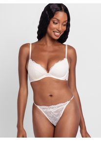B&uuml;gel-BH Dorina "ORIGINS", Damen, Gr. 75, Cup D, beige (ivory), Spitze, Obermaterial: 64% Polyamid, 28% Polyester, 8% Elasthan, unifarben, BHs B&uuml;gel-BH, mit Spitze