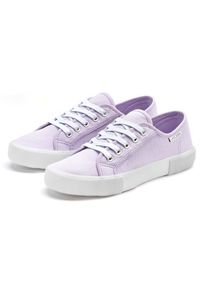 Sneaker Lascana, Damen, Gr. 36, lila (helllila), Obermaterial: 100% Textilmaterial. Decksohle: 100% Textilmaterial. Futter: 100% Textilmaterial. Laufsohle: 100% Synthetik, unifarben, Basic, Schuhe Sneaker, aus Textil, Schn&uuml;rhalbschuh, Freizeitschuh, Turnschuh, Topseller