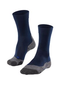 Wandersocken Falke "TK2 Explore Cool", Herren, Gr. 44-45, marine, Materialmix, normal, Socken Wandersocken, hoher Komfort im Mittelgebirge, schnelltrocknend, atmungsaktiv