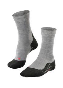 Wandersocken Falke "TK5 Wander", Herren, Gr. 44-45, light grau, Materialmix, normal, Socken Wandersocken, leicht und bequem f&uuml;r Freizeitwanderungen, atmungsaktiv