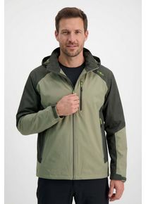 Funktionsjacke CMP, Herren, Gr. 46, sage, pine, Obermaterial: 100% Polyester. Futter: 100% Polyester, Jacken Funktionsjacke, f&uuml;r Erwachsene, &Uuml;bergangsjacke