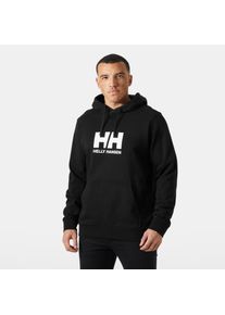 Kapuzensweatshirt Helly Hansen "HH LOGO HOODIE 3.0", Herren, Gr. S, schwarz, Obermaterial: 100% Baumwolle. Futter: 100% Baumwolle, Sweatshirts Kapuzensweatshirt, sportliche Passform, mit K&auml;ngurutasche