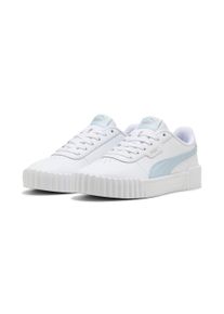 Sneaker Puma "CARINA 3.0", Damen, Gr. 37,5, Puma wei&szlig;, lucite, Leder, unifarben, Schuhe Sneaker, im klassischen Tennis-Stil, mit Schn&uuml;rung, mit weichem Textilfutter