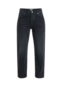 Relax-fit-Jeans Roxy "Patti", Damen, Gr. 25 (XXS), grau (anthrazit), Obermaterial: 79% Walkfrottier, 20% Walkfrottier, 1% Elasthan;, Jeans Relax-fit-Jeans