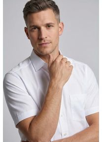 Kurzarmhemd MARVELIS, Herren, Gr. 40, N-Gr, wei&szlig;, Web, Obermaterial: 100% Baumwolle, unifarben, comfort fit normal, Hemden Kurzarmhemd, Businesshemd, New-Kentkragen, comfort fit