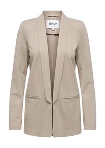 Kurzblazer Only "ONLPOPTRASH-ELLY LIFE L/S BLAZER TLR", Damen, Gr. 40, pure cashmere, Milano Rib, Obermaterial: 63% Viskose, 32% Nylon, 5% Elasthan, unifarben, regular fit normal, tiefer V-Ausschnitt, Blazer Kurzblazer, Viskosemischung, regular fit, Topseller