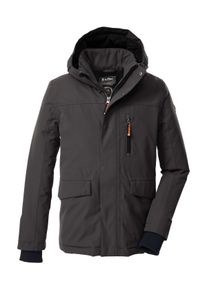 Funktionsjacke Killtec "KOW 233 BYS JCKT", Jungen, Gr. 140, stein, Obermaterial: 88% Polyester, 12% Baumwolle;Futter: 100% Polyester;F&uuml;llung: 100% Polyester, Jacken Funktionsjacke, Wind- und wasserdichte Kinderjacke mit Teflon EcoElite&trade; Impr&auml;gnierung