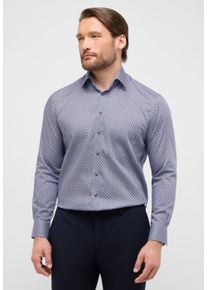 Langarmhemd Eterna "COMFORT FIT", Damen, Gr. 41, Normalgr&ouml;&szlig;en, braun (walnut), Twill, 100% Baumwolle, normal, Manschette, Hemden Langarmhemd, NON IRON (b&uuml;gelfrei)