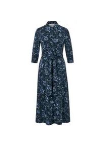 Tchibo - Bedrucktes Jerseykleid - Damen - Gr. 36 - dunkelblau/print