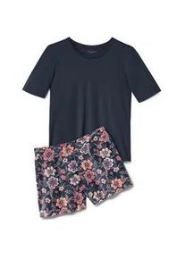 Tchibo - Shorty-Pyjama - Damen - Gr. S - dunkelblau