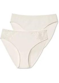 Tchibo - 2 Slips - Damen - Gr. XXL - creme