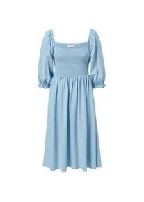 Tchibo - Jerseykleid mit Puff&auml;rmeln - Damen - Gr. M - hellblau