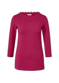 Tchibo - Shirt mit 3/4-Arm - Damen - Gr. L - rot