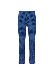 Tchibo - Bedruckte Stretchhose - Damen - Gr. 36 - dunkelblau/print
