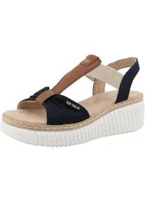 Tom Tailor Sandale - Damen - Gr. 37 - dunkelblau