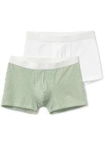 Tchibo - 2 Slipboxer - Herren - Gr. Xl/7 - olivgr&uuml;n/gestreift